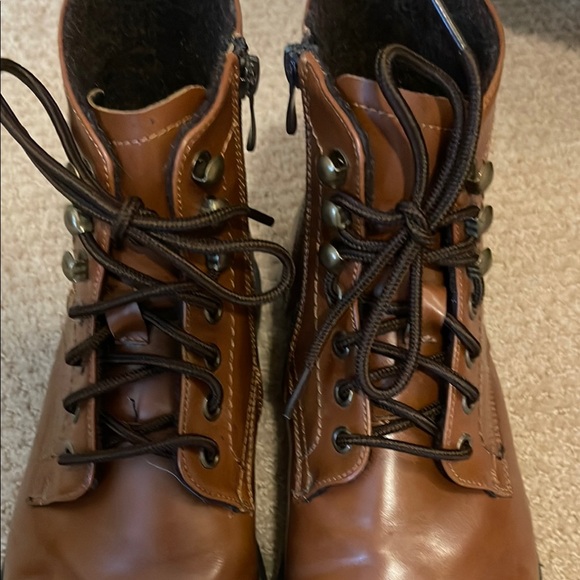 Bruno Marc NY “Philly” Synthetic Leather Brown Boots - Picture 5 of 10